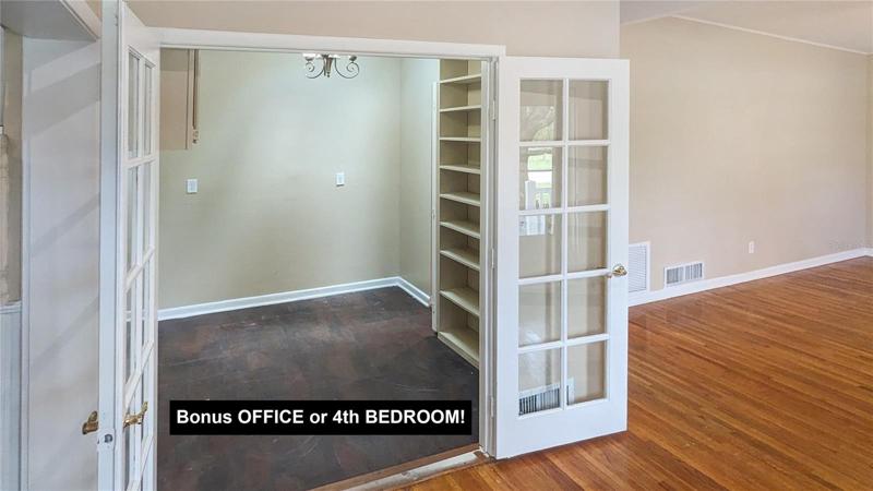 4'th Bedroom / Office / As seen from Living Room /