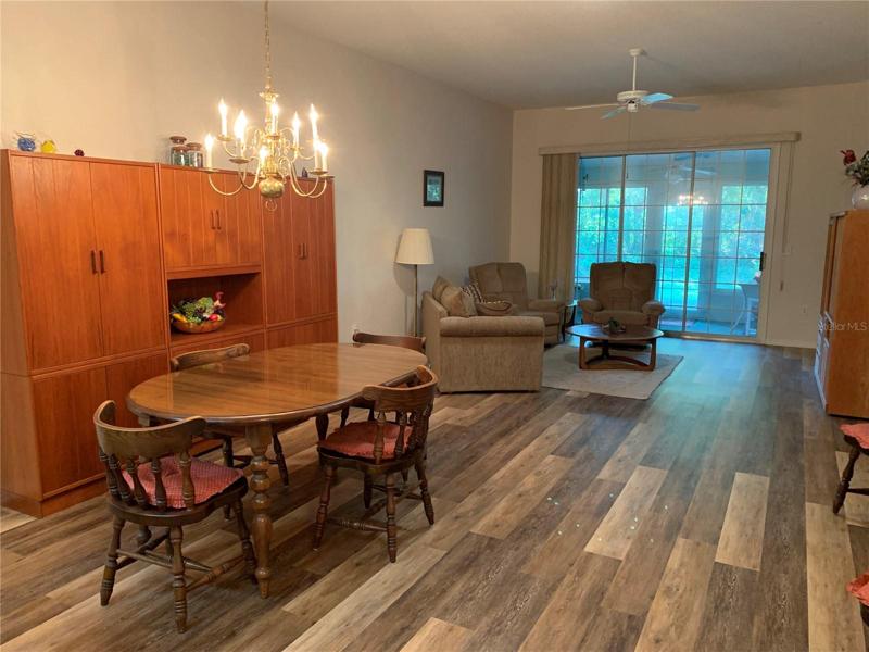 Dining room Living room combo