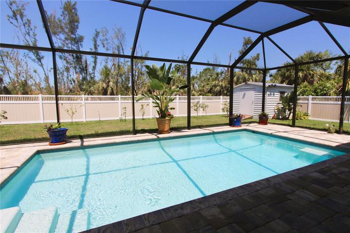 Saltwater Pool and Fenced Yard for Privacy