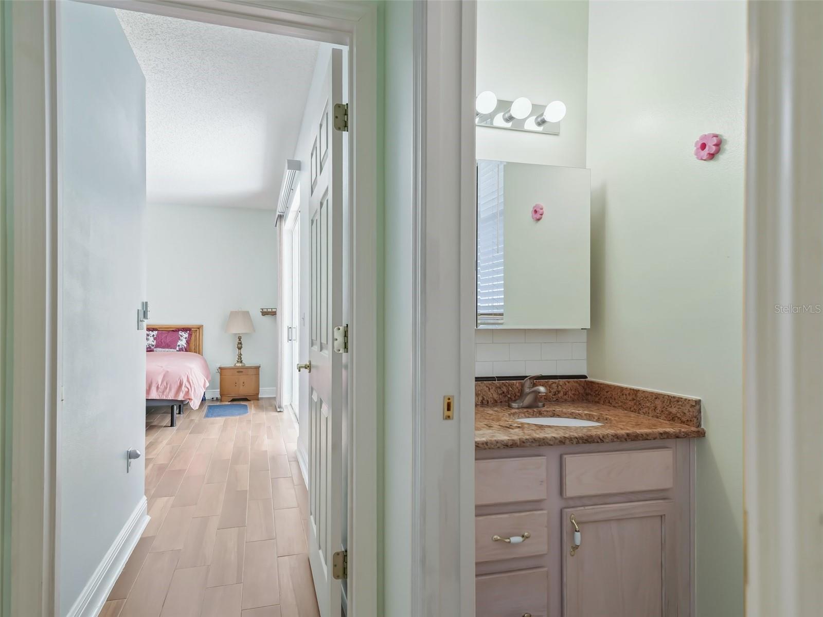 HALF BATH IN HALLWAY