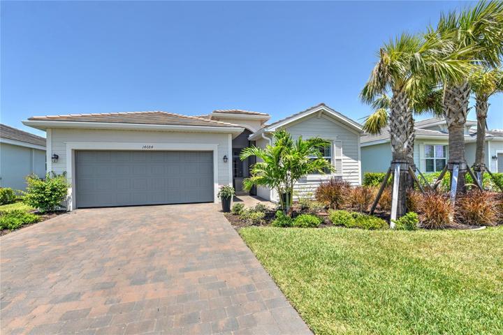Landscaped front yard