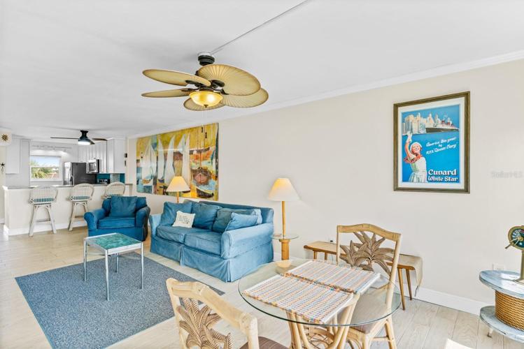 Dining and living room