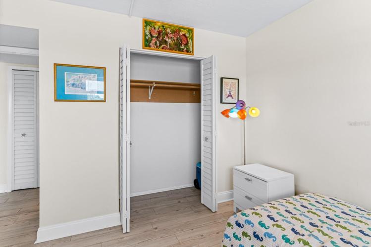 second bedroom with spacious closet
