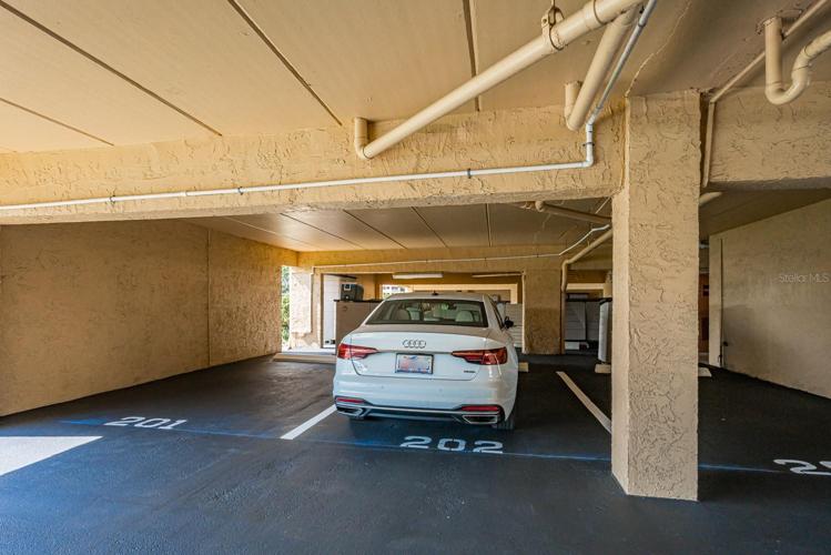Covered assigned parking