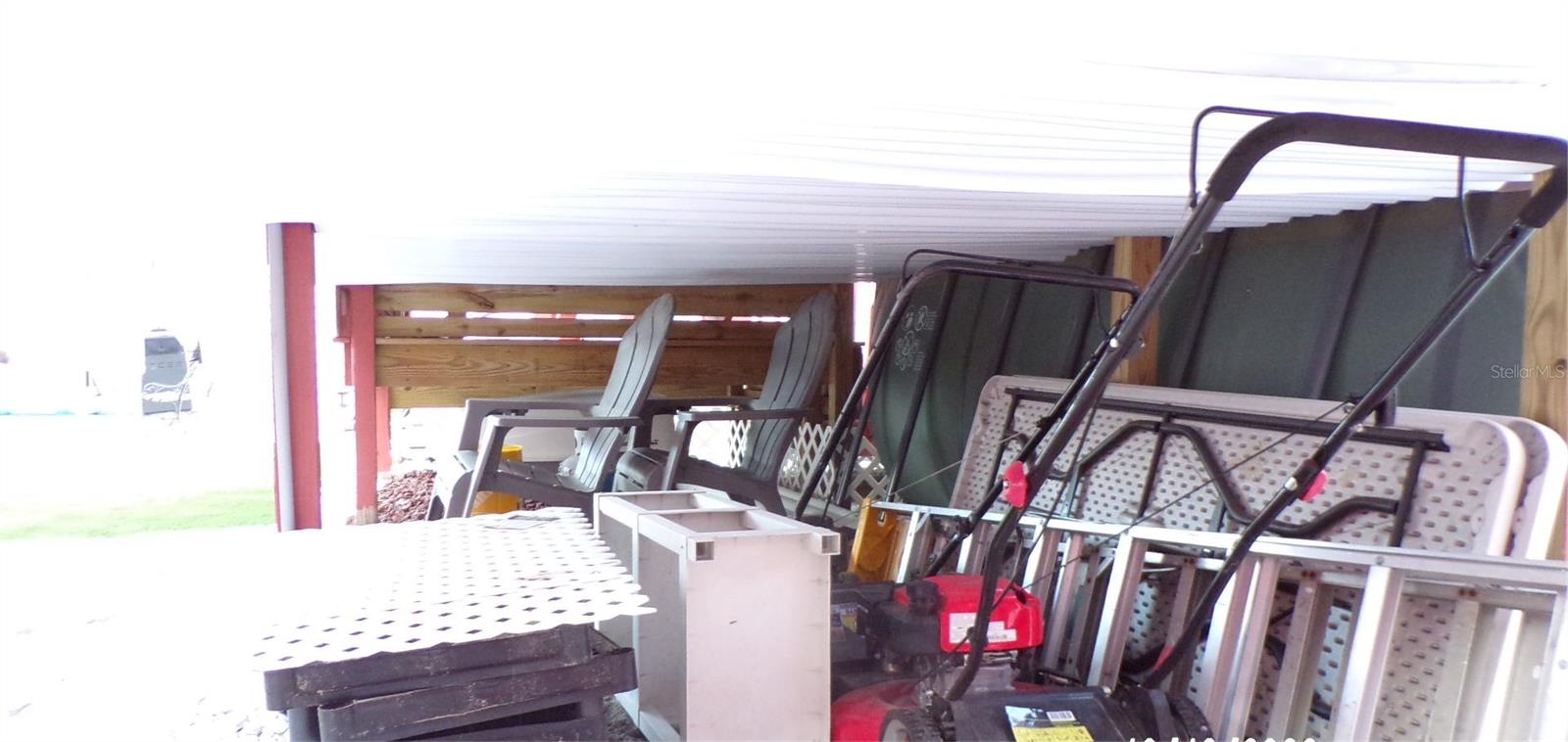 Under deck storage