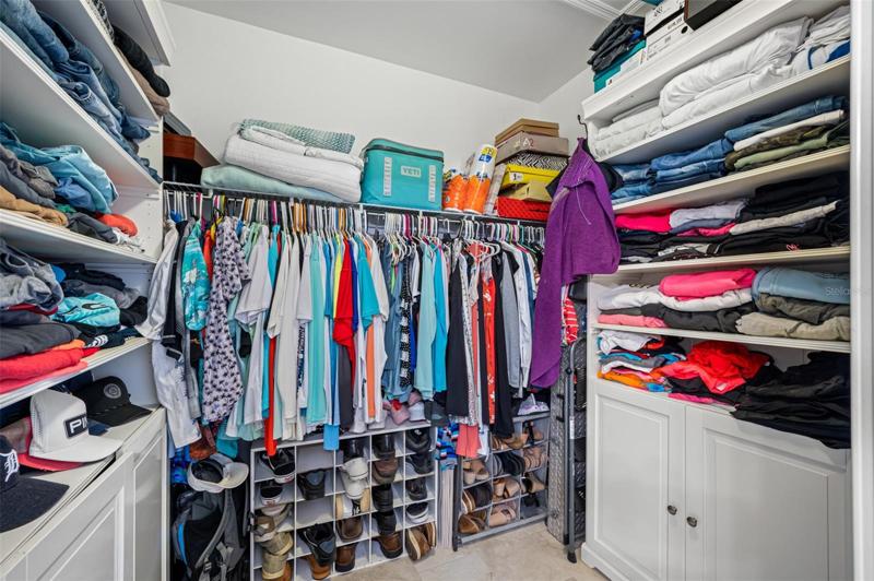 Master Walk-in Closet