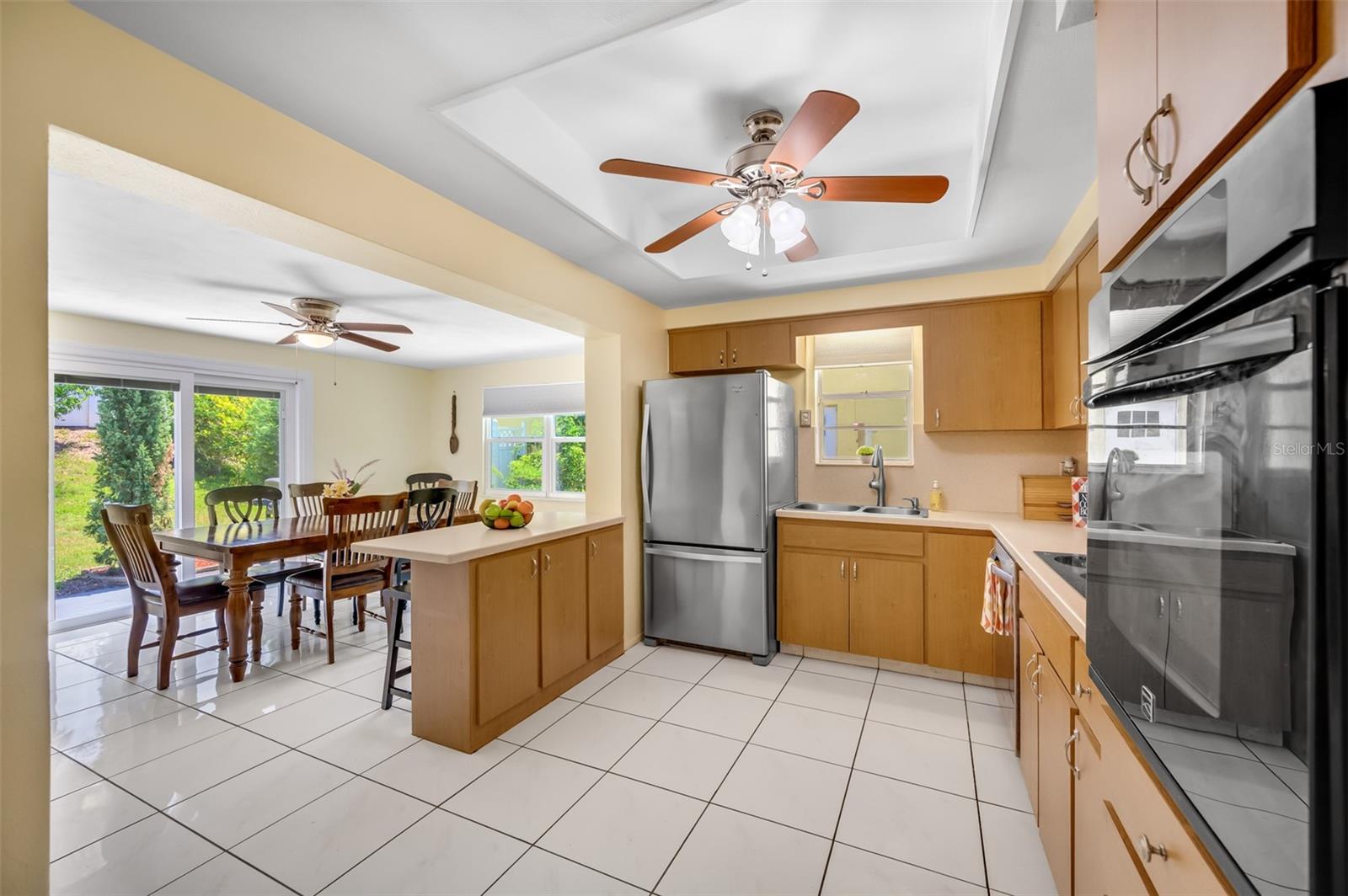 Enjoy a spacious Kitchen with Breakfast Bar.