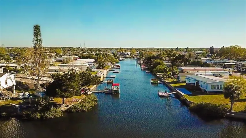 Your canal from the main canal. Looking south.