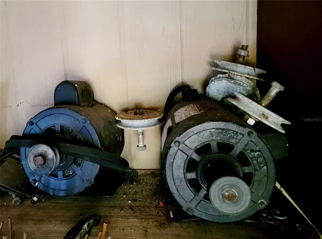 Motors for the boat lift.