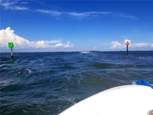 Channel markers going out.