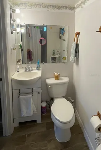 bathroom near florida room