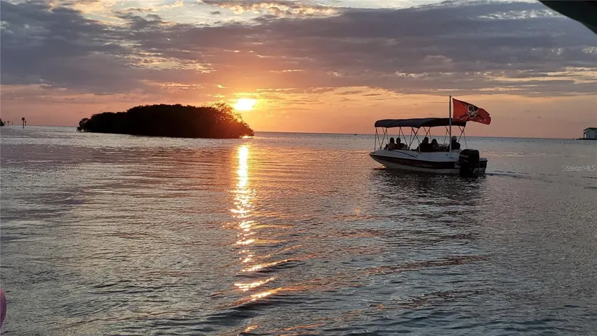 View at sunset.