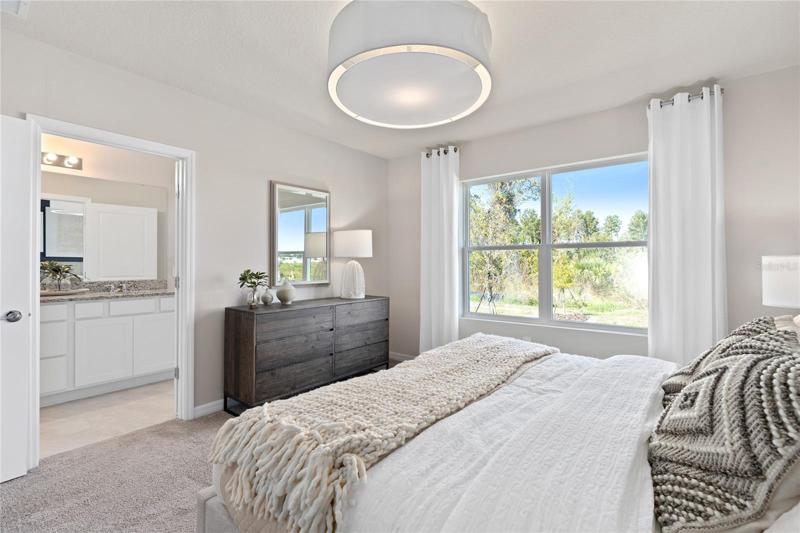 Model Home Design Only. Pictures and furnishings are for illustrative purposes only. Elevations, colors and options may vary. Furniture is for model home staging only.
