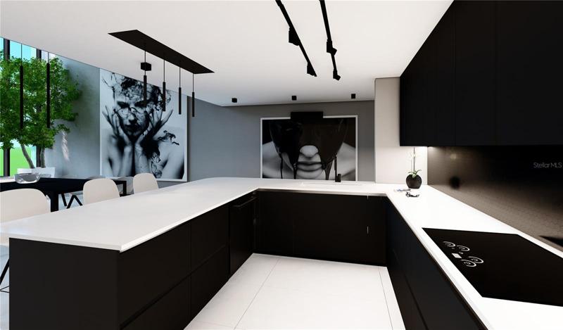 Image is a rendering representing exact plans. All cabinets and all new appliances shown are being installed in May and are included in the price.