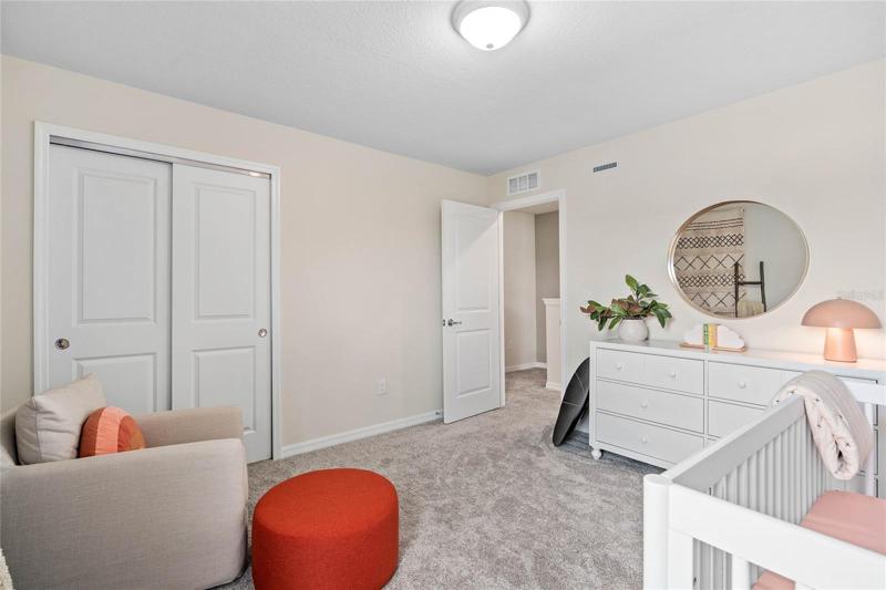 Model Home Design Only. Pictures and furnishings are for illustrative purposes only. Elevations, colors and options may vary. Furniture is for model home staging only.