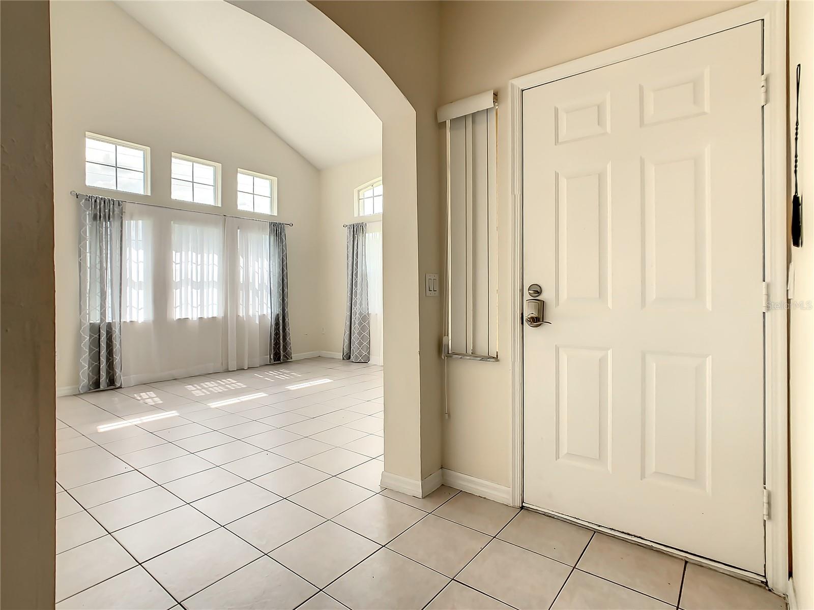 Interior entrance