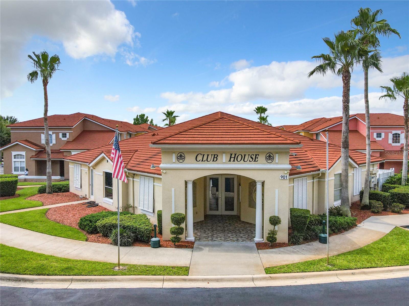 Club house entrance