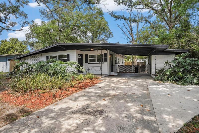 Front Exterior of Home- Driveway/ Carport