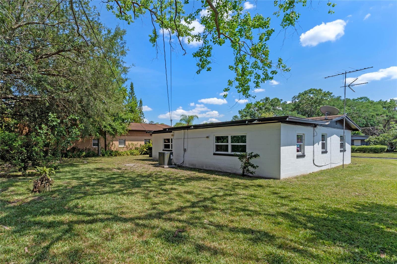 Rear of home