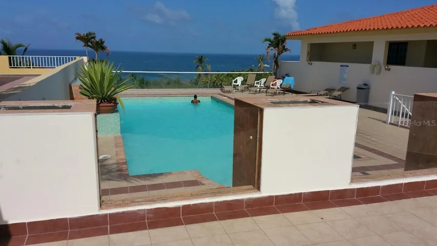 Penthouse level community pool