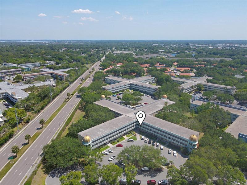 Aerial view of the unit.