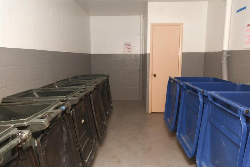 1st Floor garbage room