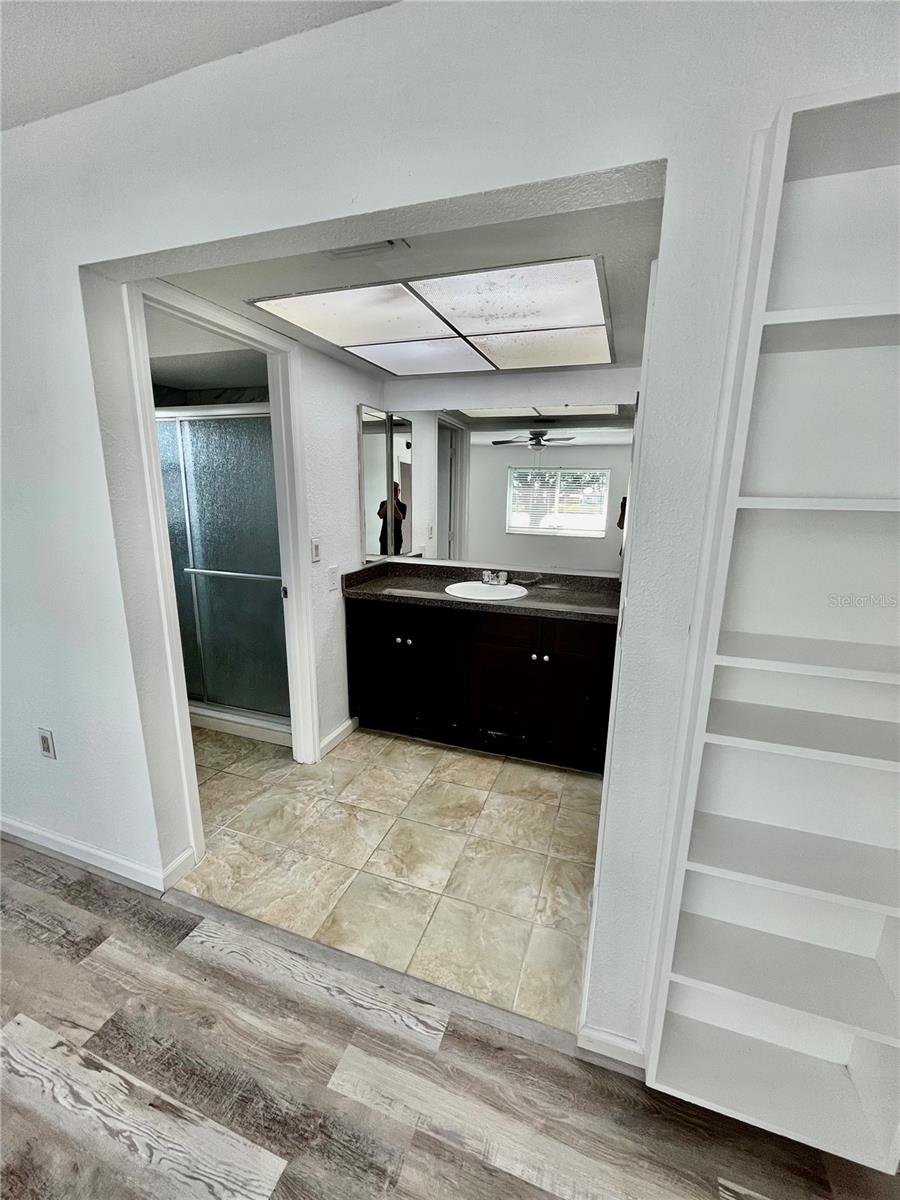 Master bathroom entrance