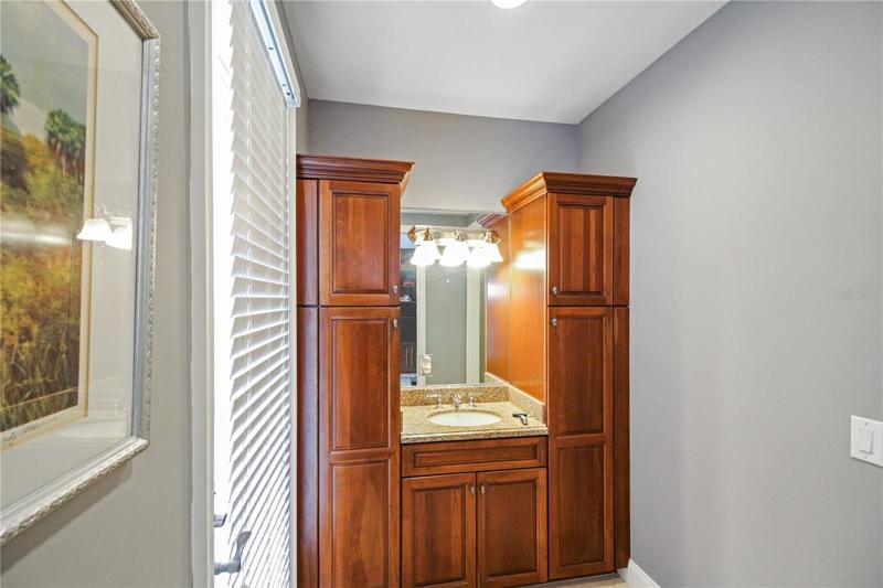 Downstairs master bathroom