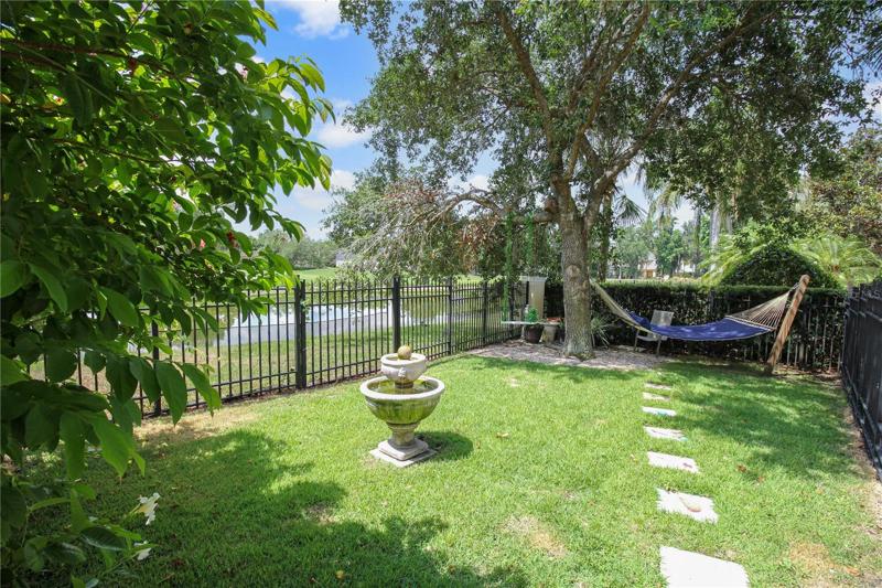 Rear garden