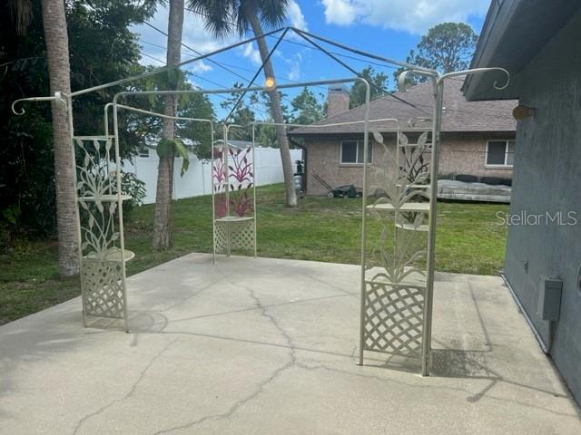Back patio
