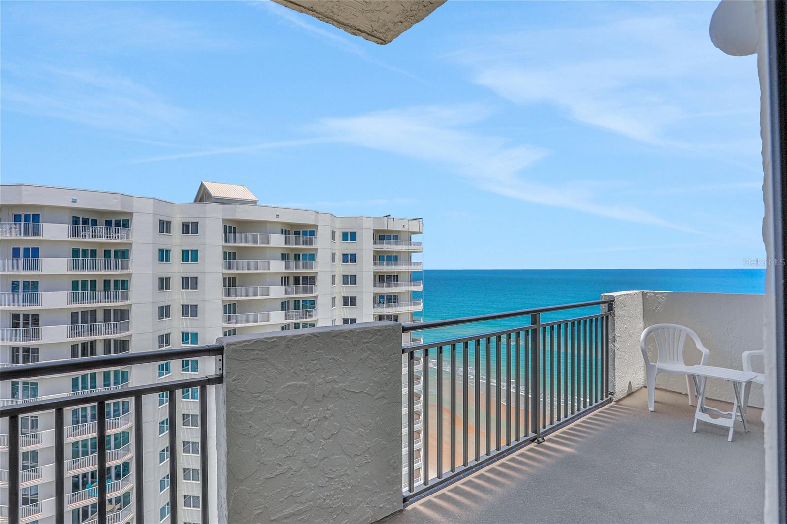 Spacious balcony