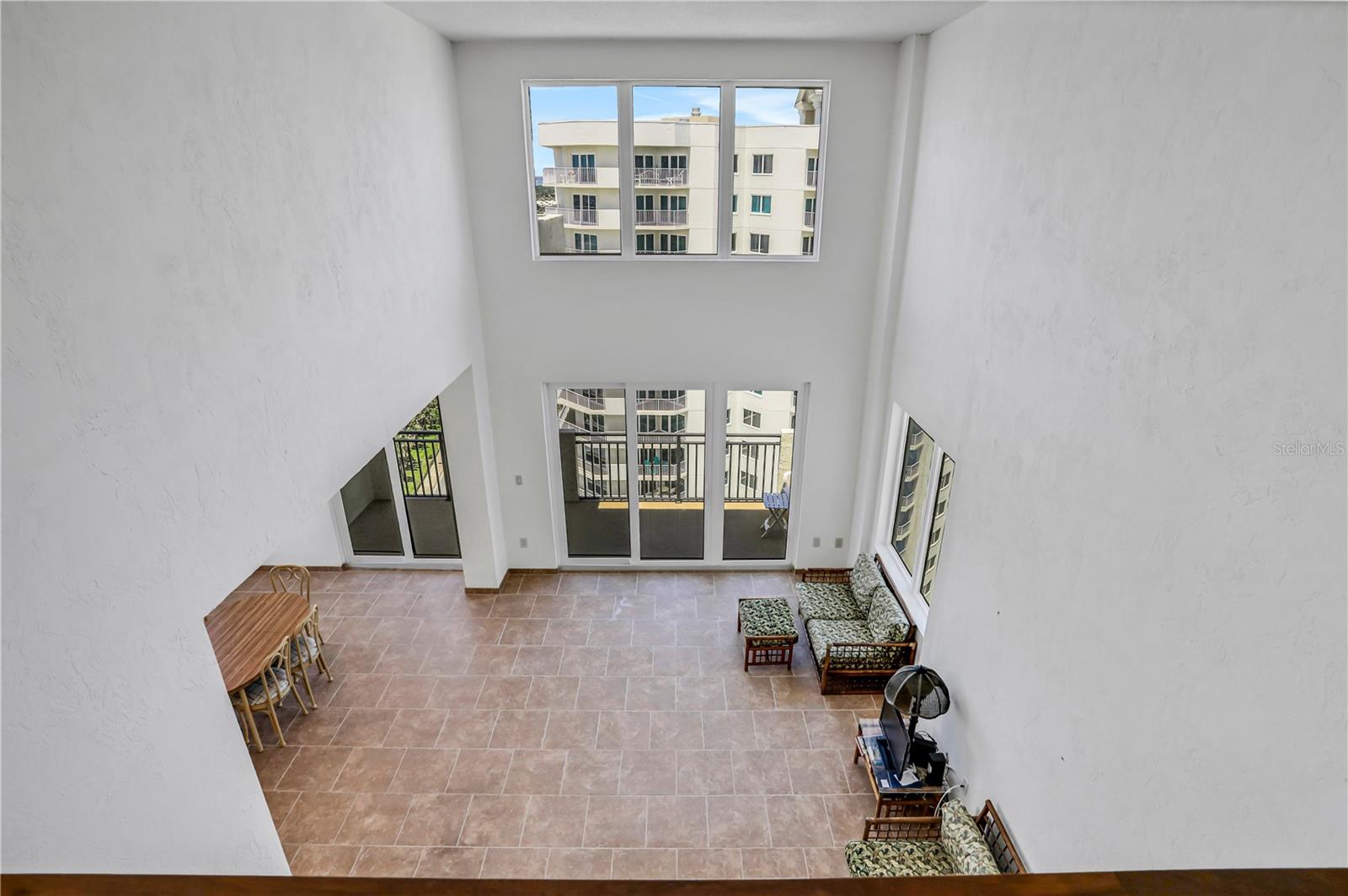 View from upstairs landing