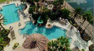 Aerial Pool Area