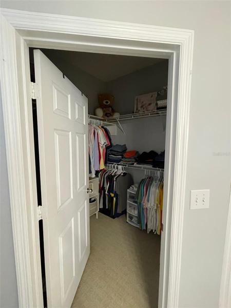 Master bedroom closet