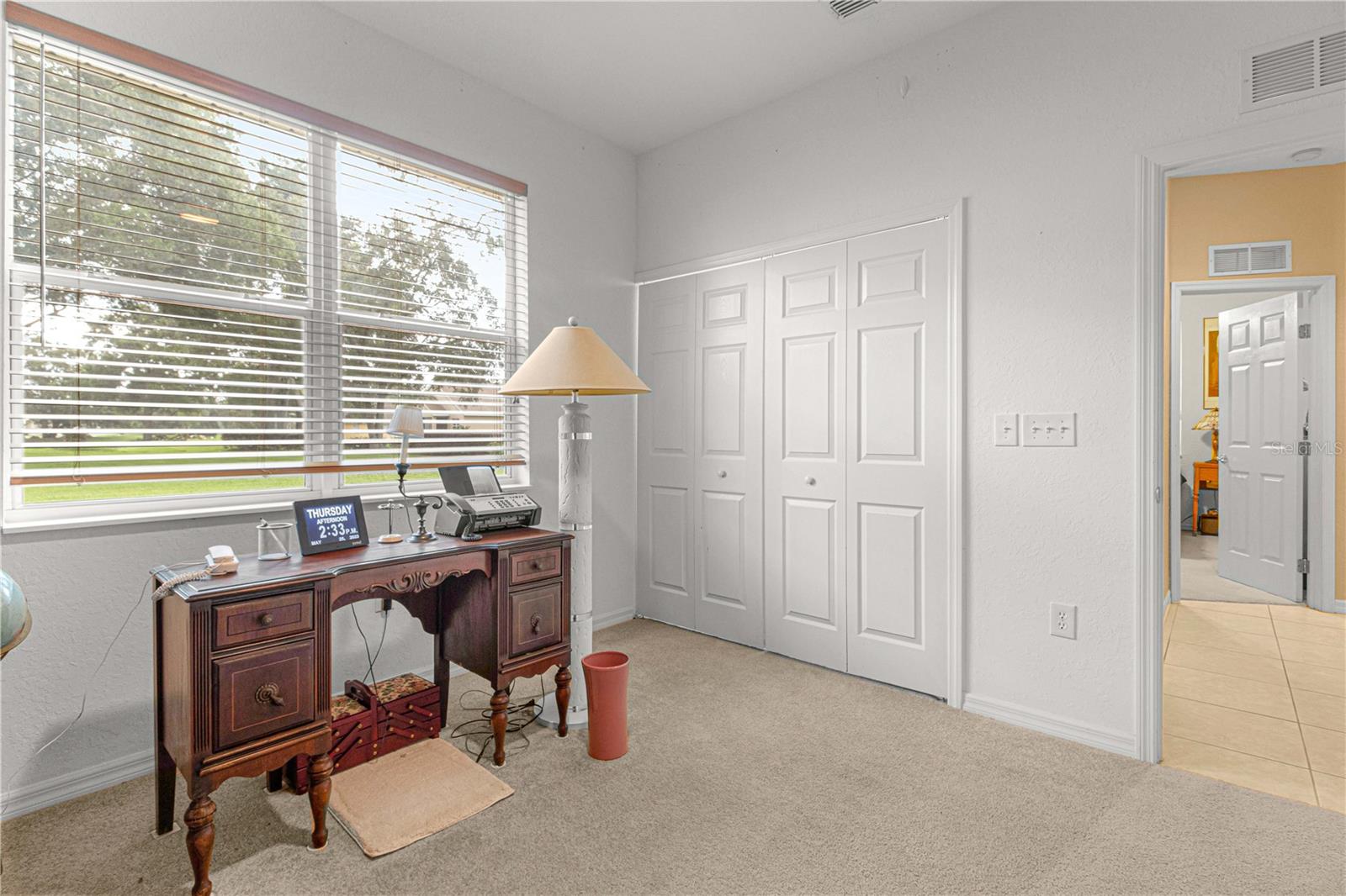3rd bedroom, great natural lighting from the large window, great size closet.