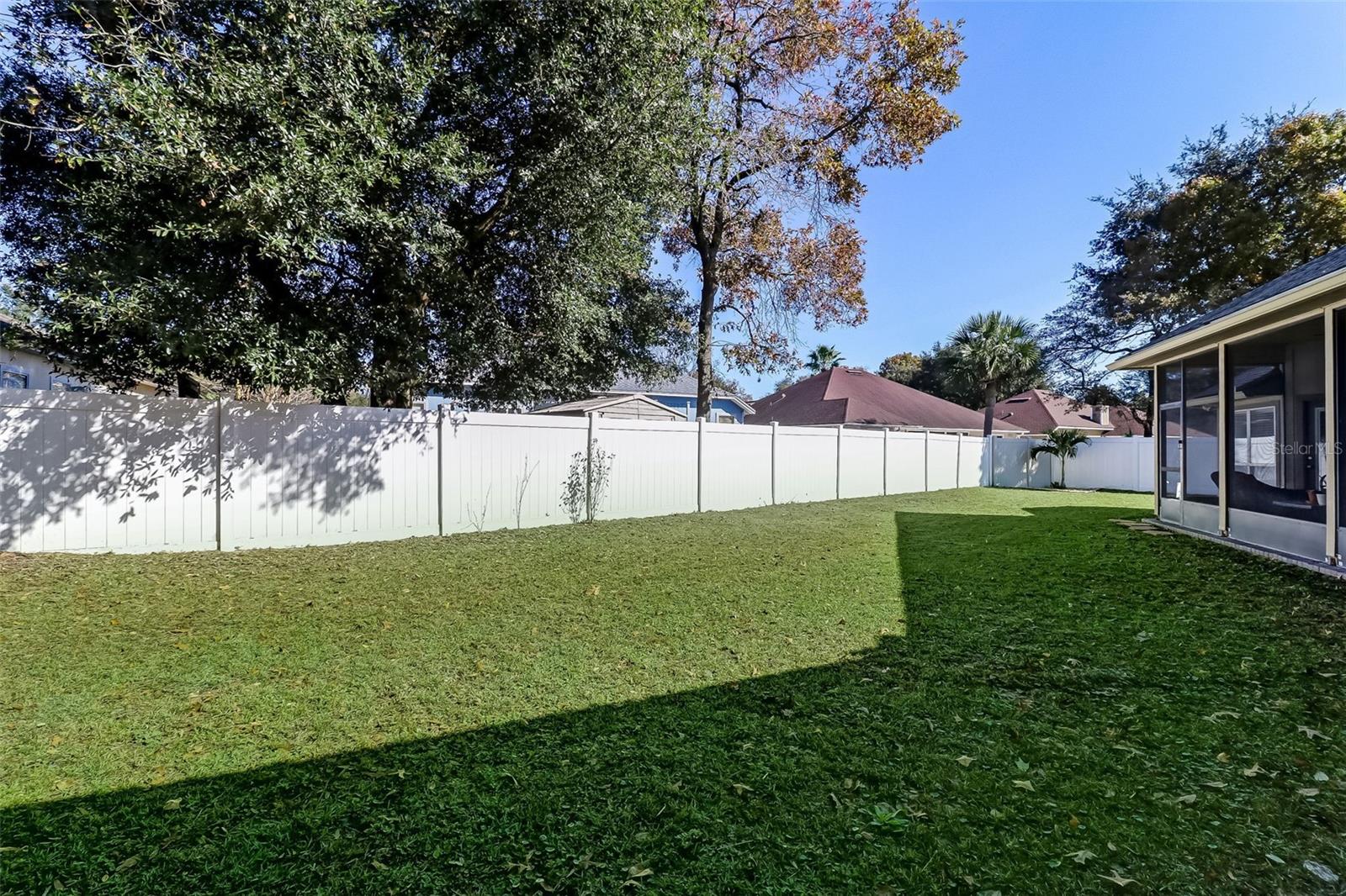 Fenced Backyard