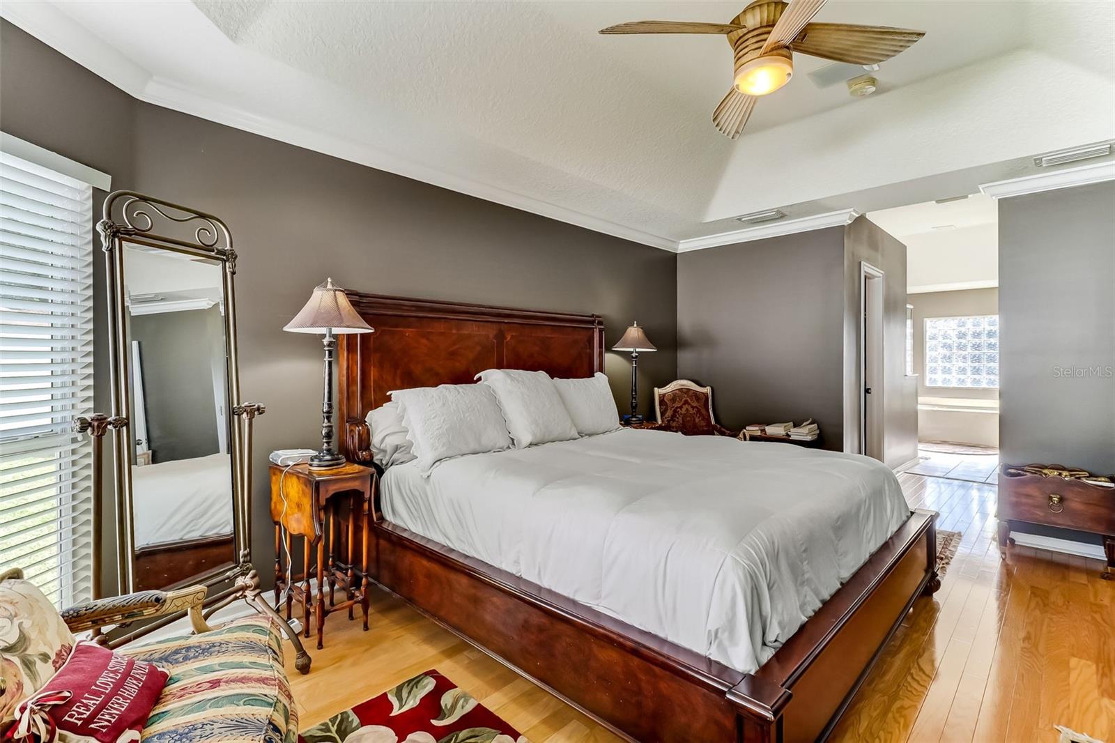 Owner's Bedroom with view to Bath Area