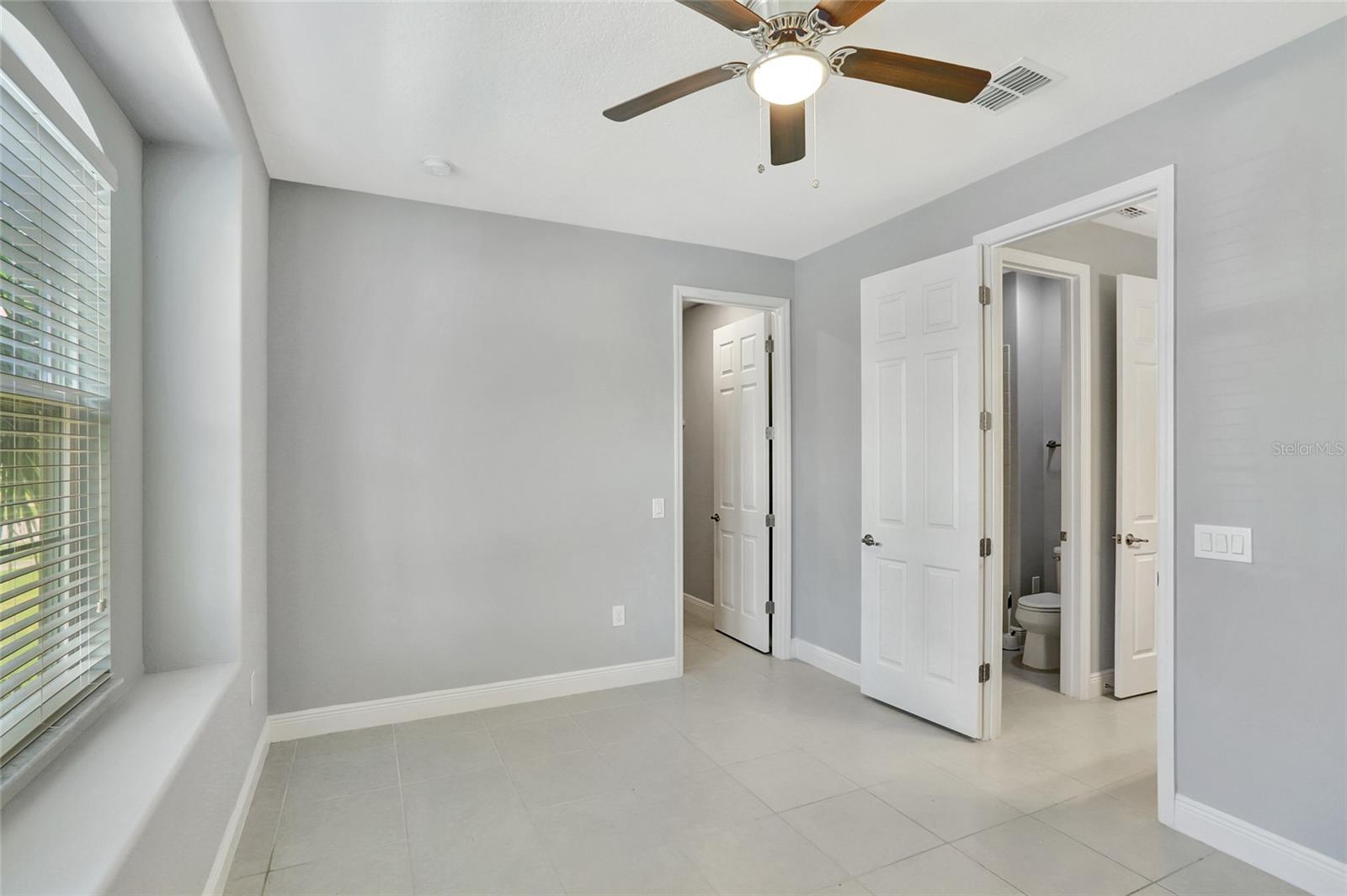 Bedroom 1, with walk-in closet, and Jack n Jill bathroom