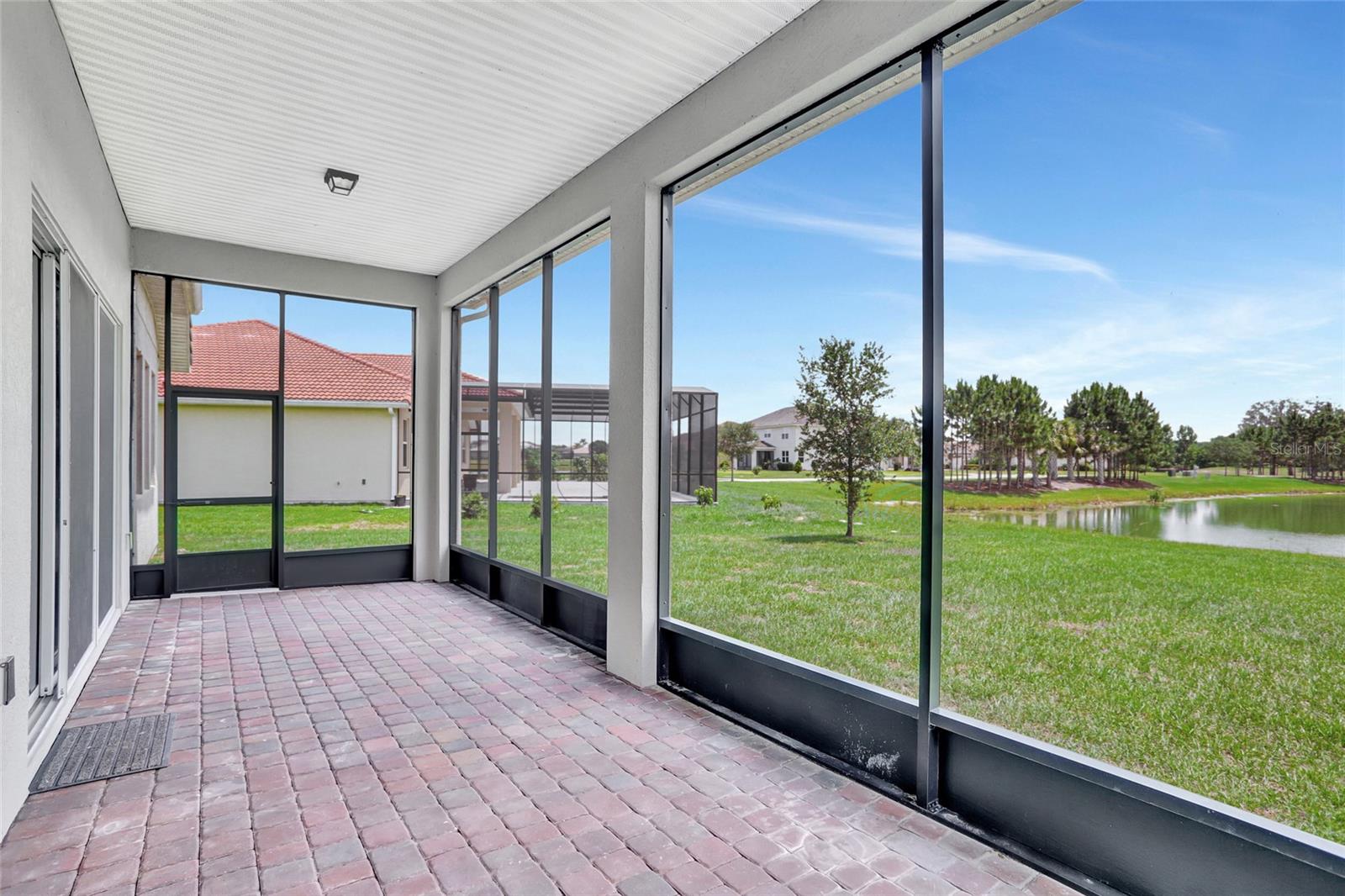 Large, screened in covered patio