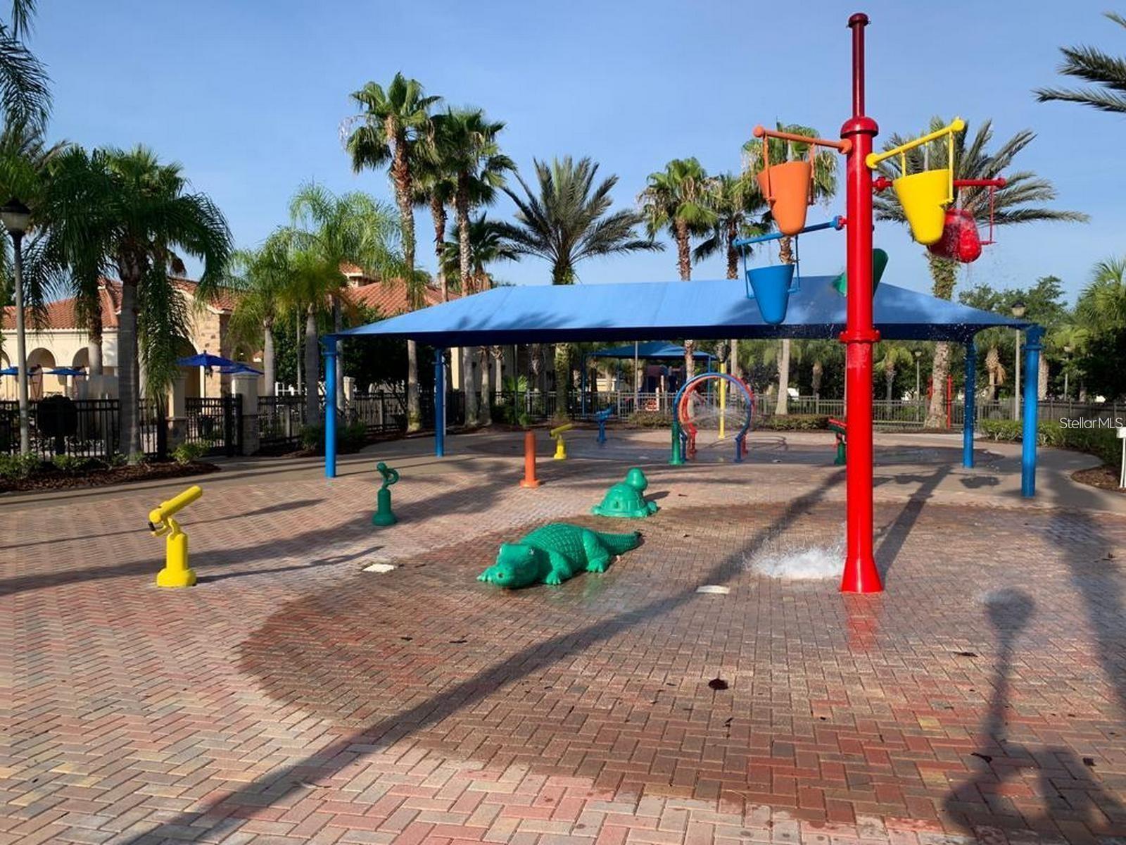 Community playground/splash pad