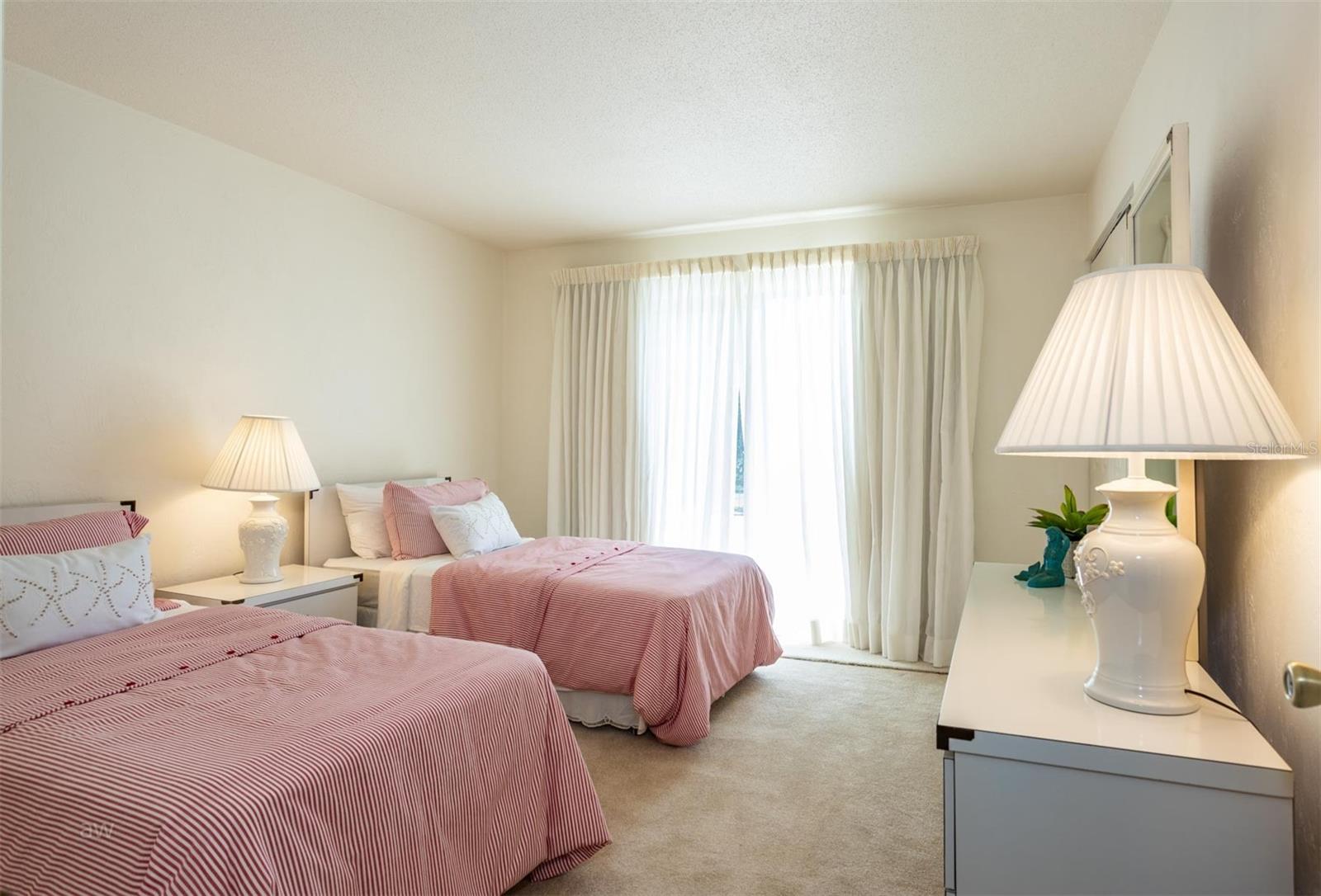 2nd Bedroom is private and spacious