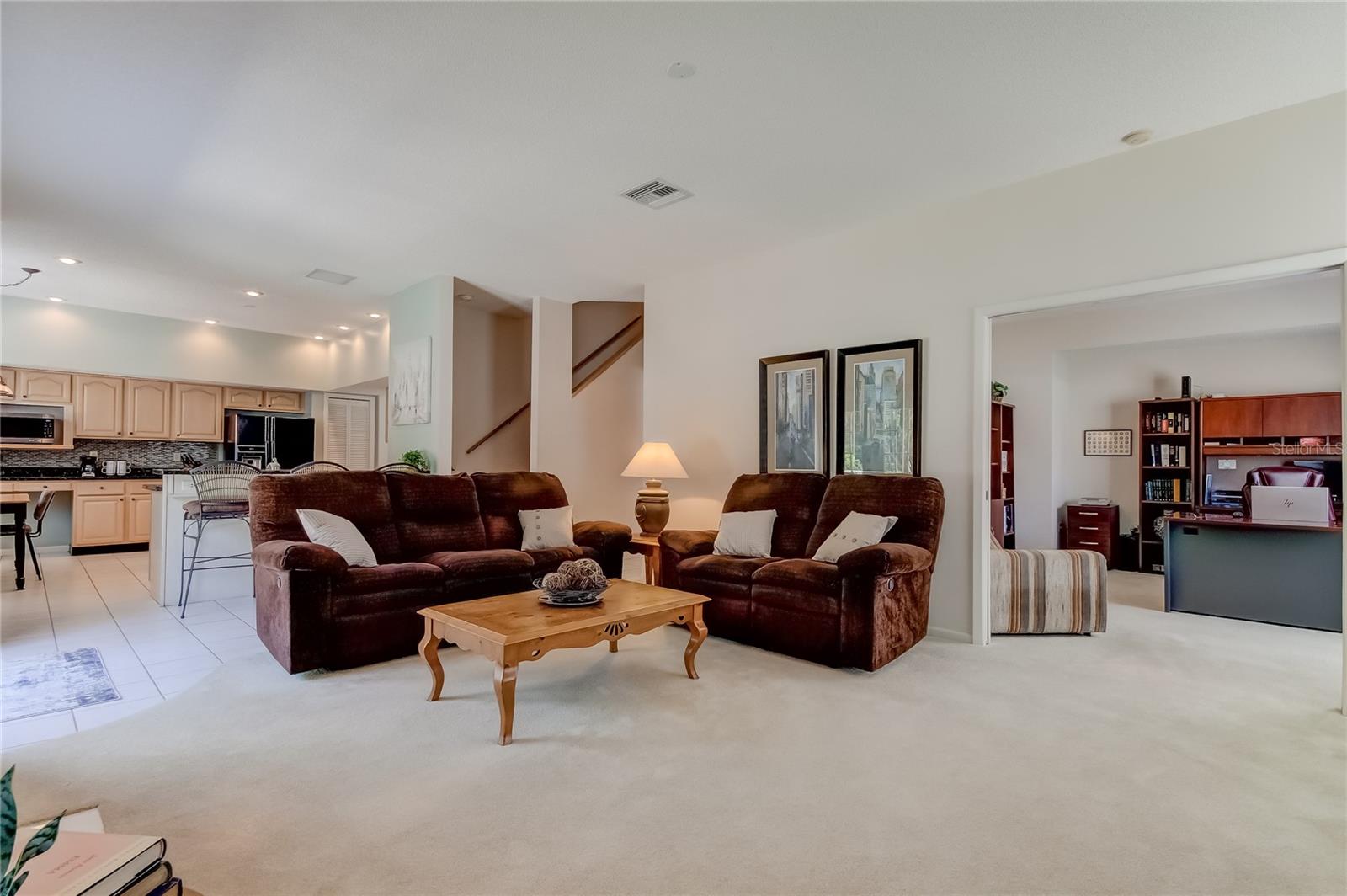 Living Room leading to Bonus Room