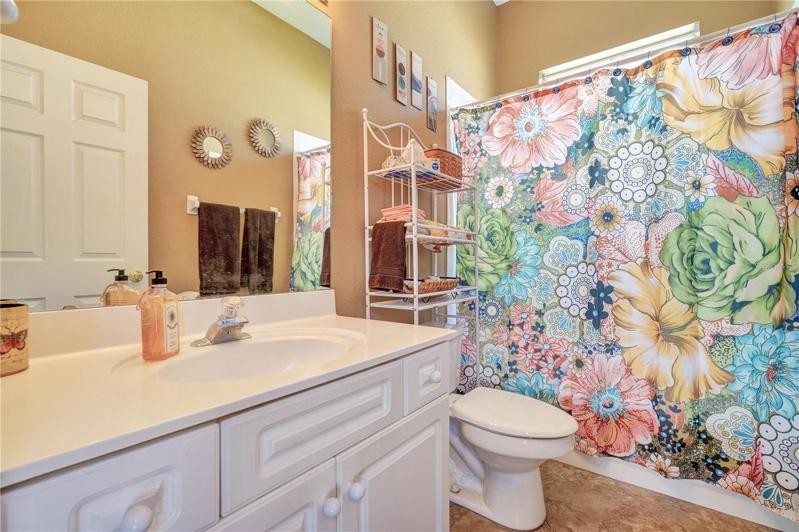 Bathroom 3 with a tub and shower.
