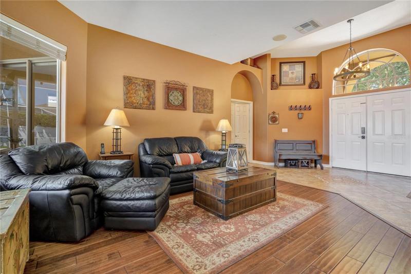 Upgraded wood floors throughout.