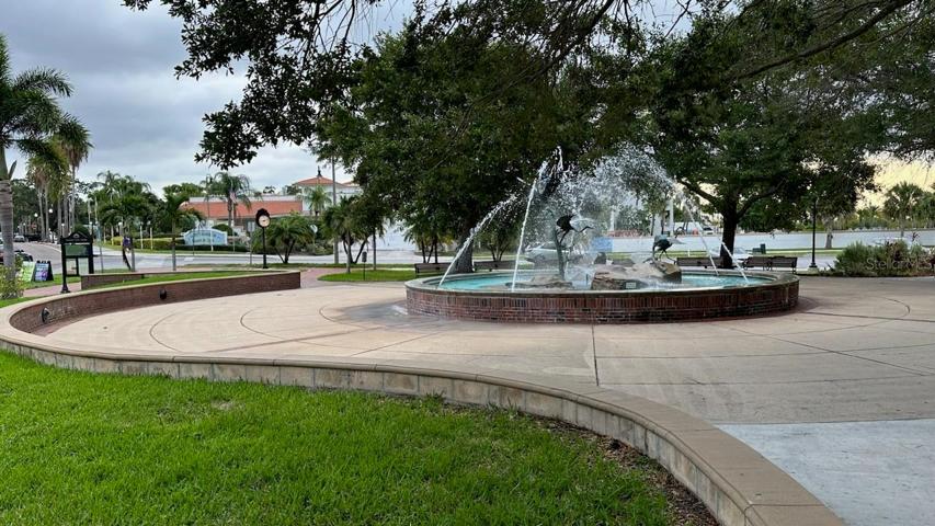 Fountain at Safety Harbor Marina