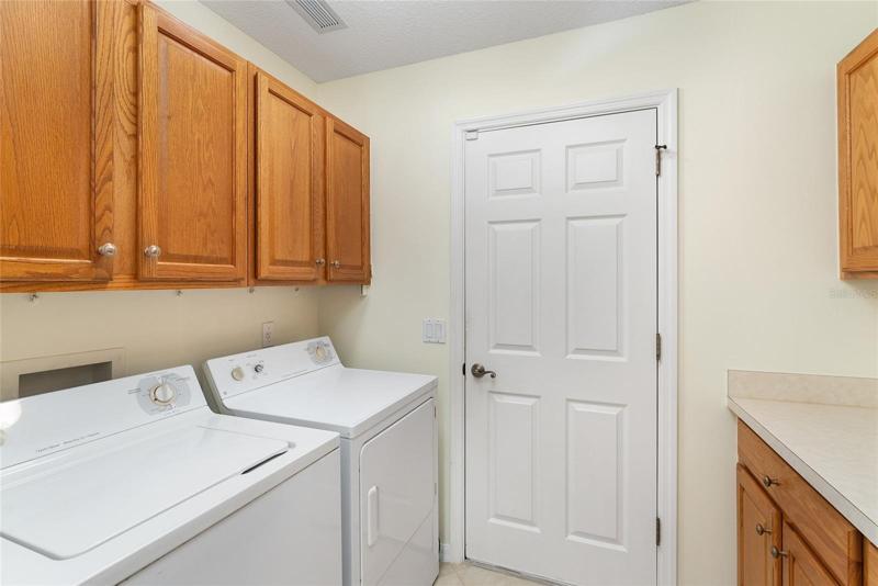 LAUNDRY ROOM with extra storage space