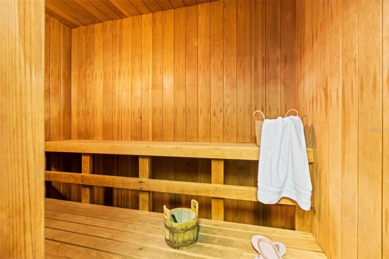indoor sauna