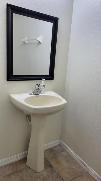 first floor powder room