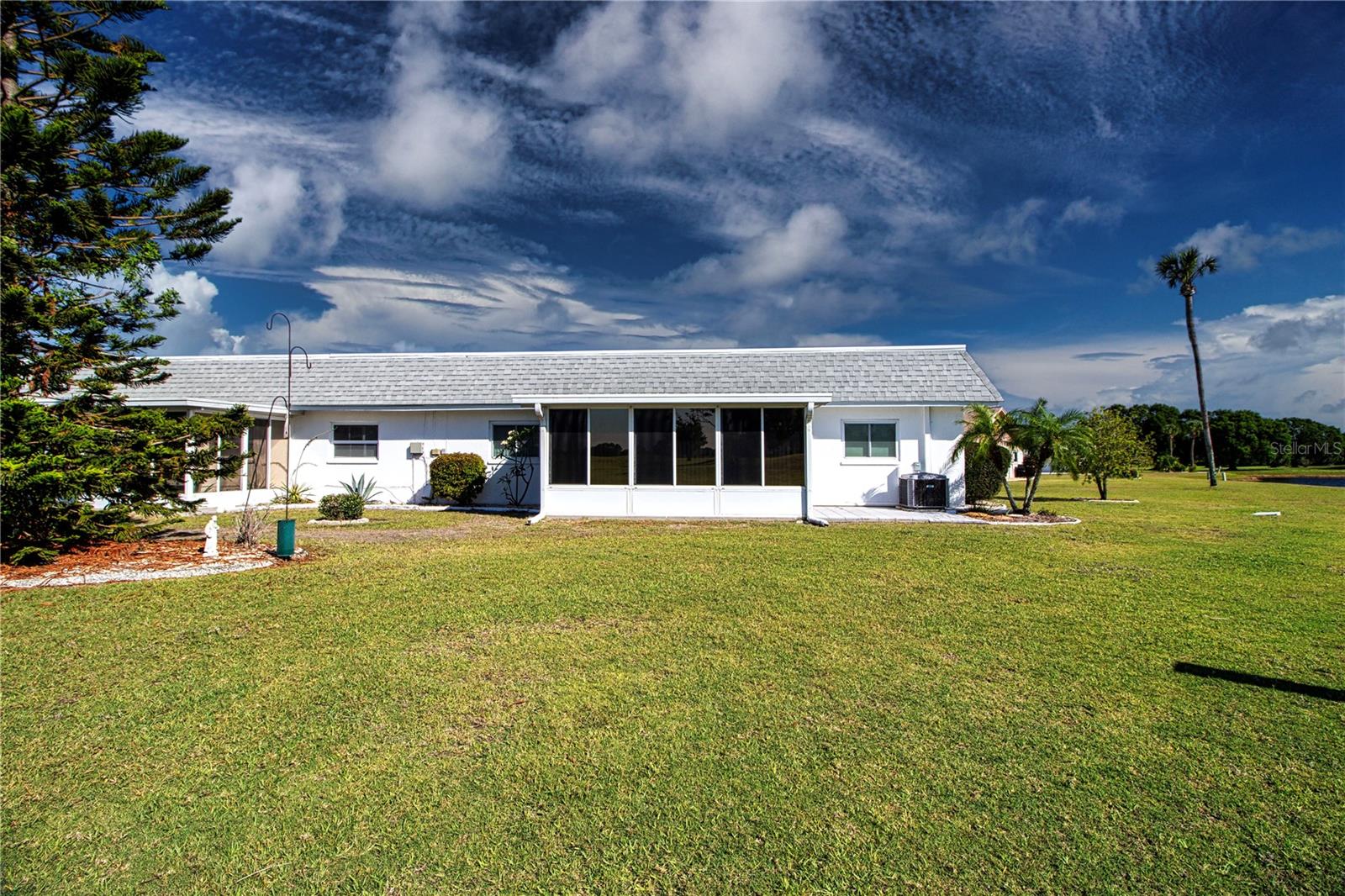 Rear of home
