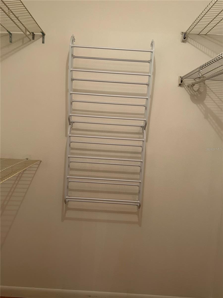 Master walk in closet